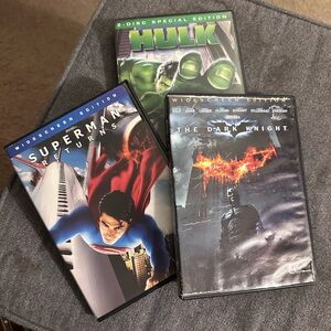 3 super hero films (rated PG 13)